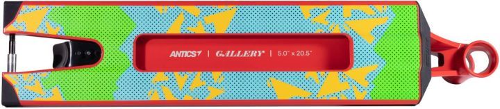 Antics Gallery 5.0 x 19.5 Deck Red