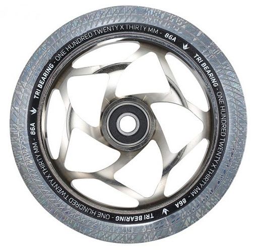 Blunt Tri Bearing 120 Rolle Clear Chrome