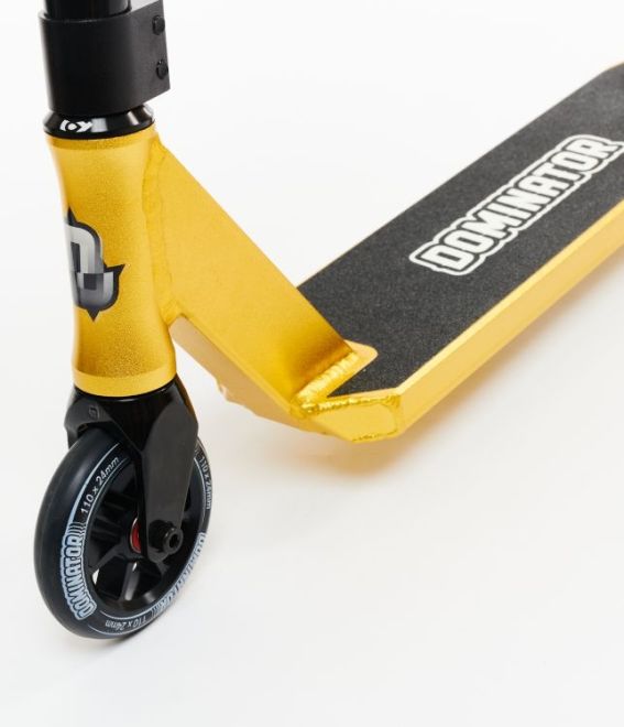 Dominator Airborne Stunt Scooter Gold Black 